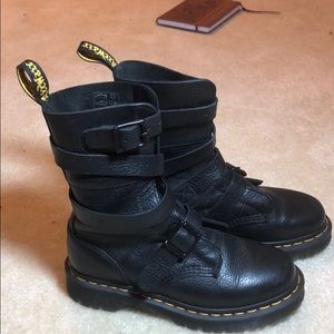 Dr. Martens Boot with Buckle BEVAN Combat Boot